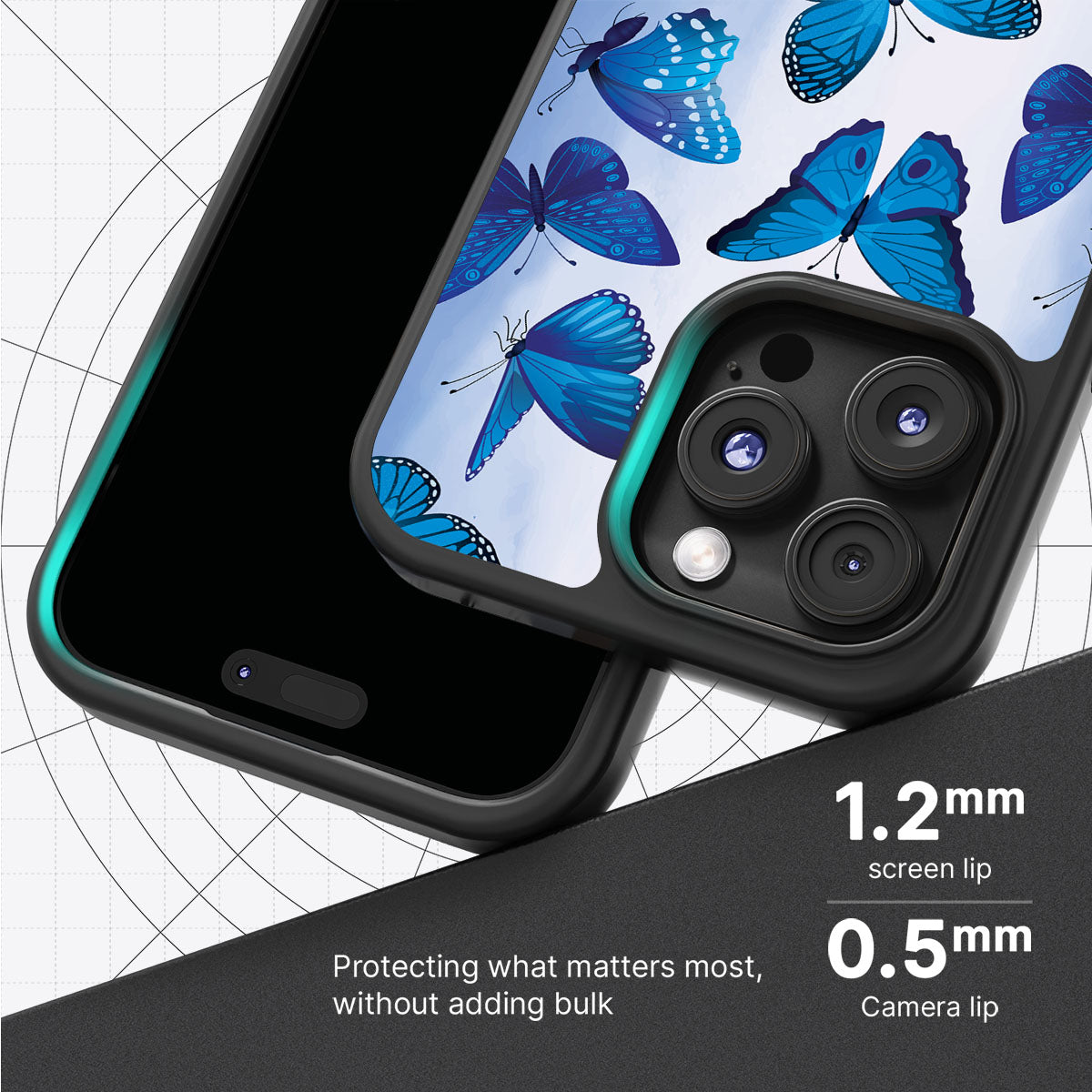 Magic Butterflies - iPhone 16 Pro Max Case #case type_core (magsafe), #case type_core (non magsafe)