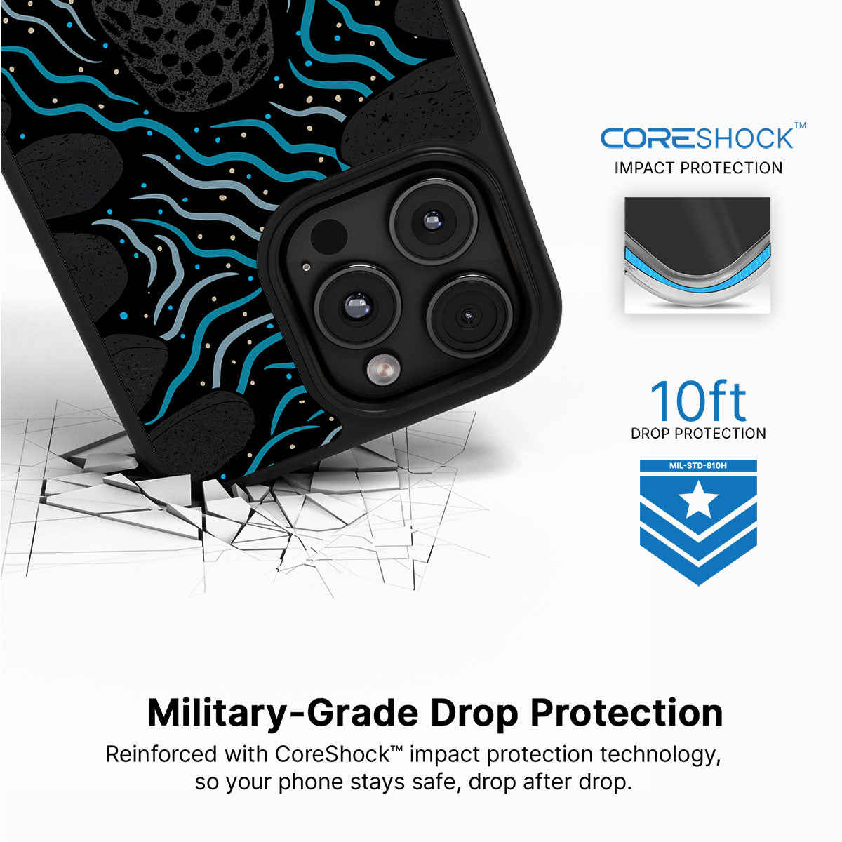 Midnight Panther - iPhone 16 Pro Max Case #case type_core (magsafe), #case type_core (non magsafe)