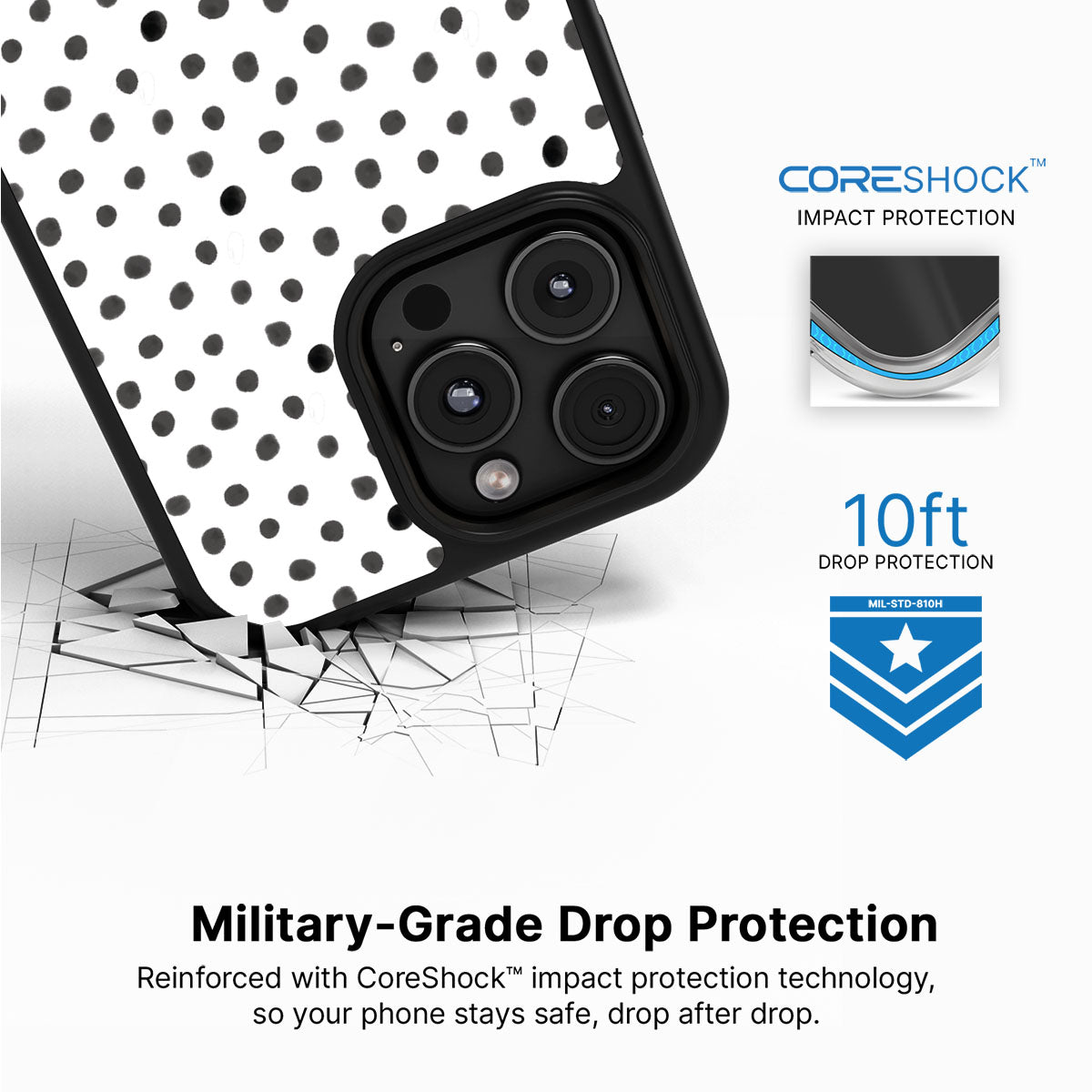 Polka Play - iPhone 16 Pro Max Case #case type_core (magsafe), #case type_core (non magsafe)