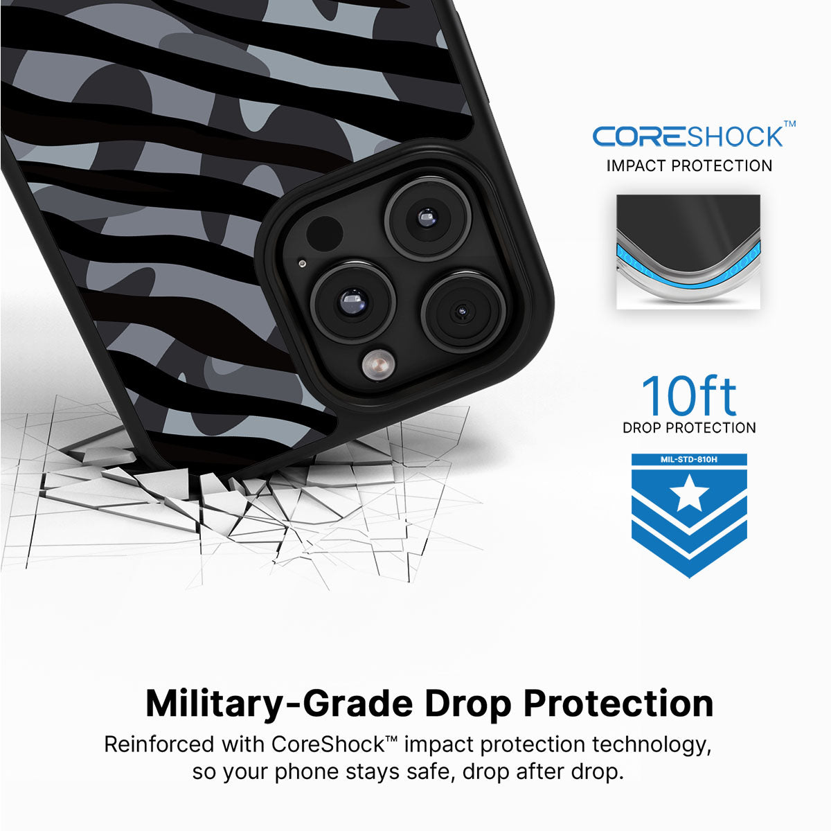 Stealth Camo - iPhone 16 Pro Max Case, #case type_core (magsafe), #case type_core (non magsafe)