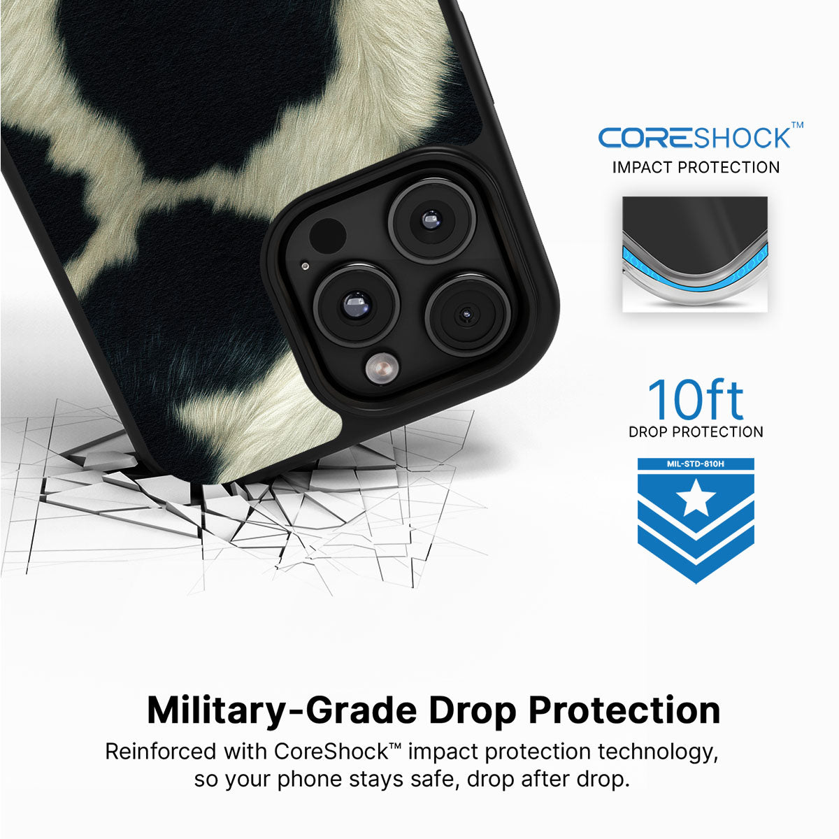 Swiss Cow - iPhone 16 Pro Max Case #case type_core (magsafe), #case type_core (non magsafe)