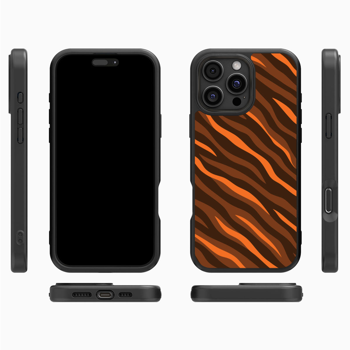 Tiger Trace - iPhone 16 Pro Max Case #case type_core (magsafe), #case type_core (non magsafe)