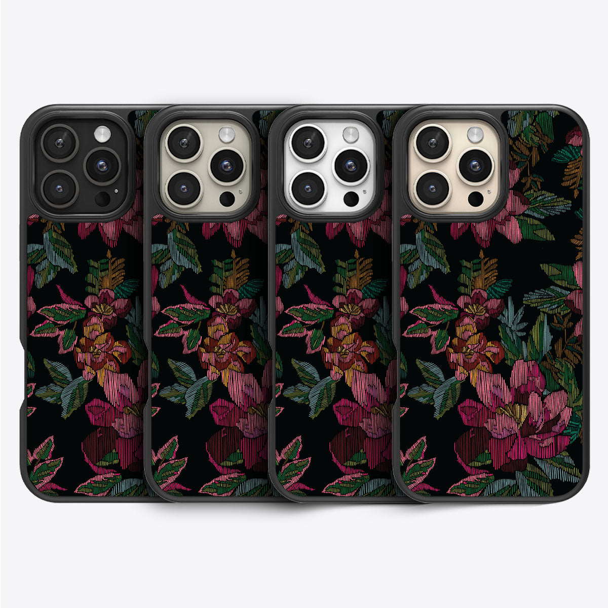 Woven Blooms - iPhone 16 Pro Max Case #case type_core (magsafe), #case type_core (non magsafe)