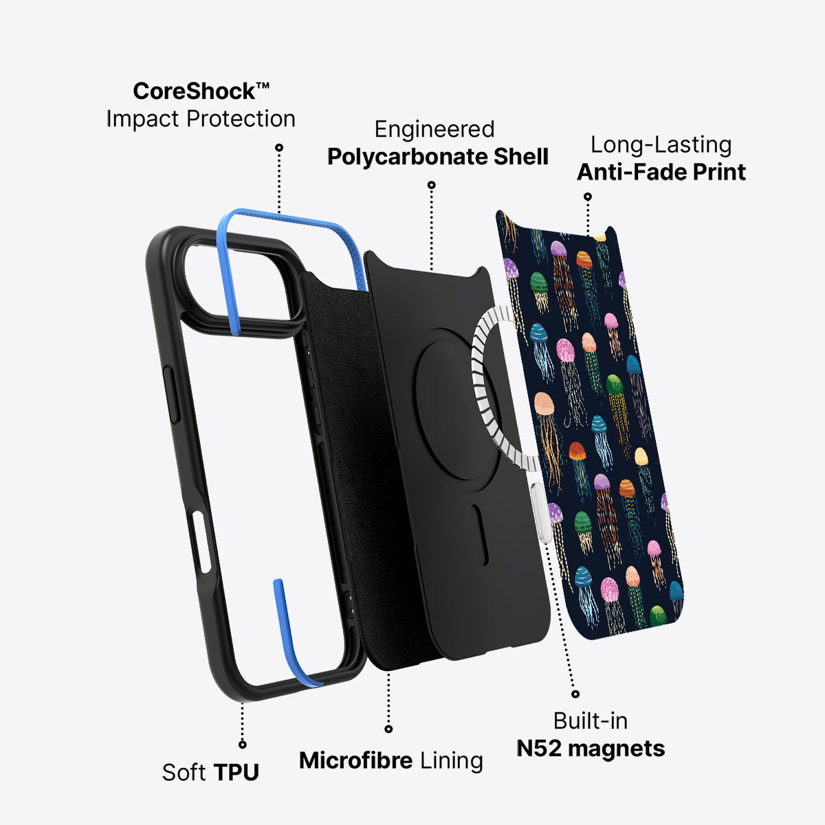 Jellyfish - iPhone 17 Air Case #case type_core (magsafe)