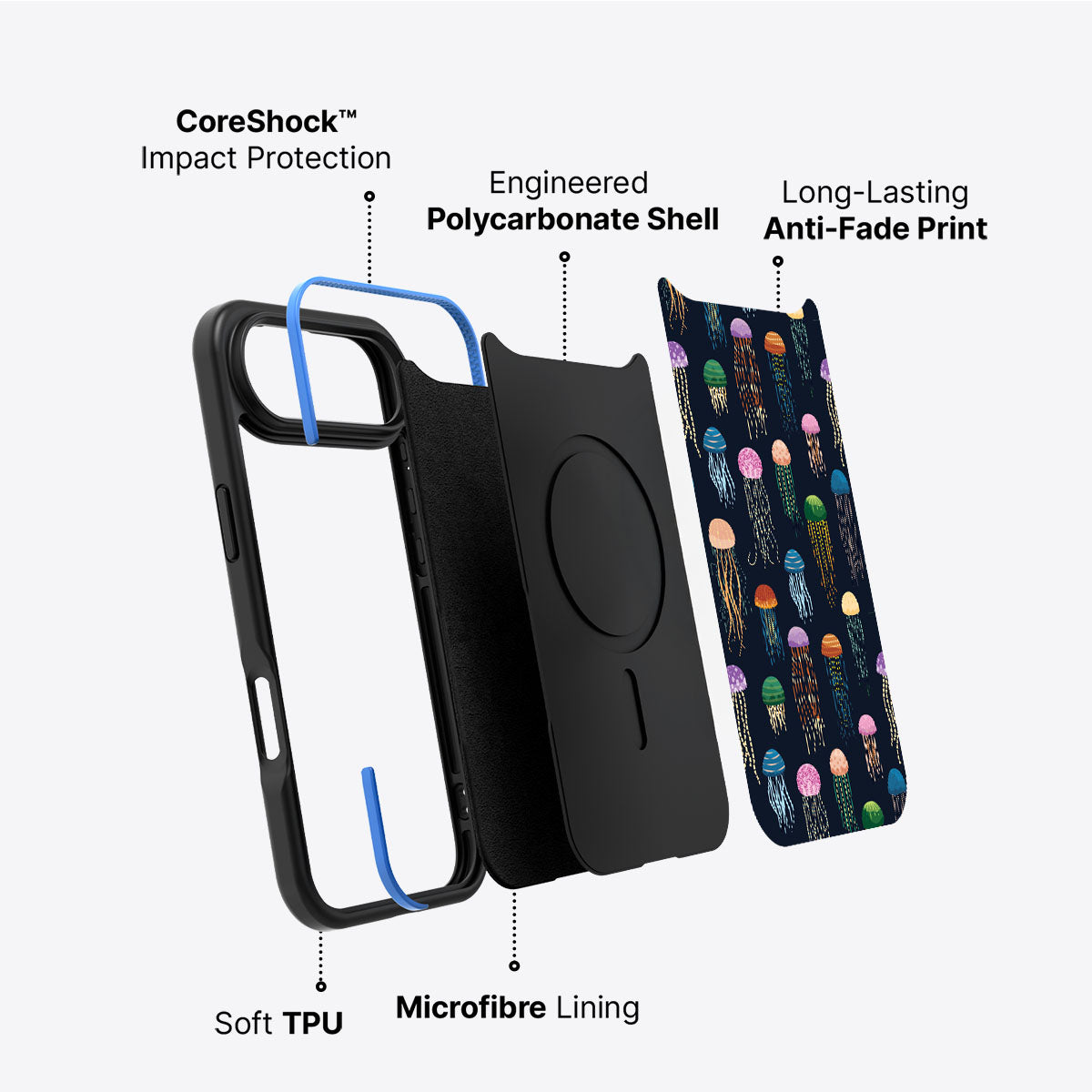 Jellyfish - iPhone 17 Air Case #case type_core (non magsafe)