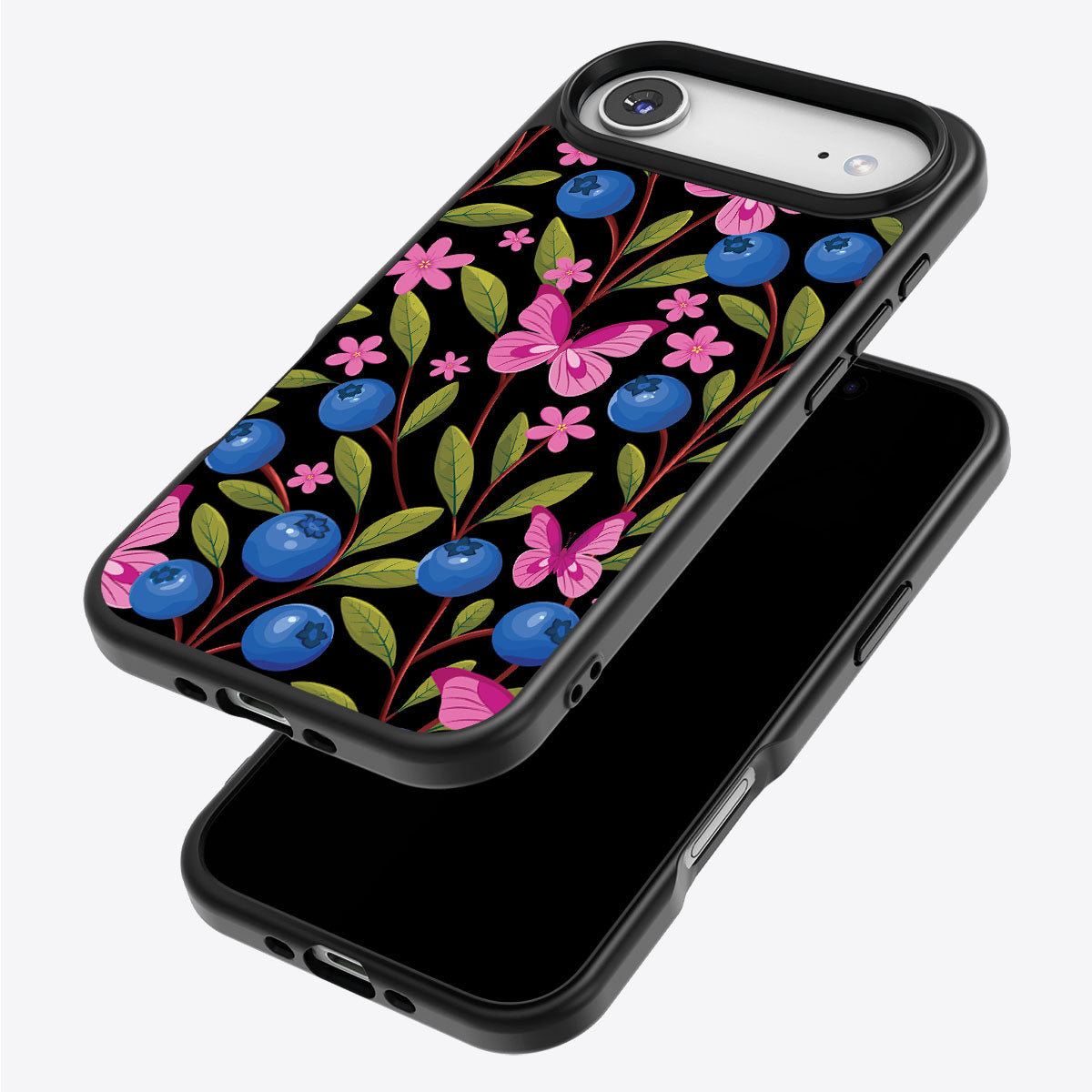 Blueberry Butterflies - iPhone 17 Air Case #case type_core (magsafe), #case type_core (non magsafe)