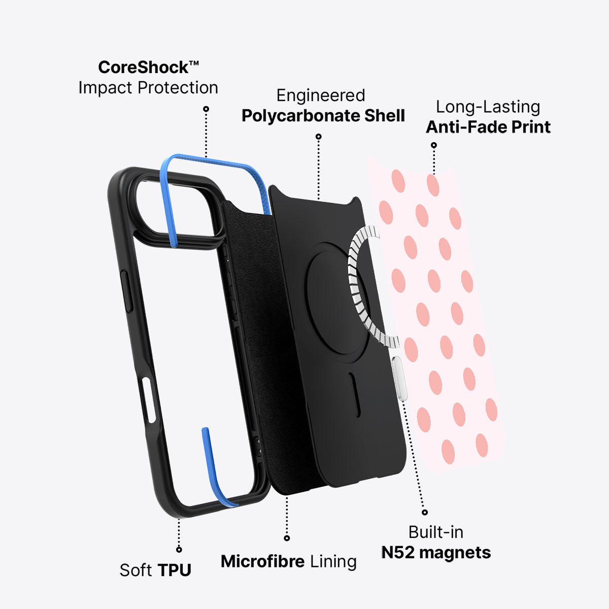 Blush Pearl - iPhone 17 Air Case #case type_core (magsafe)