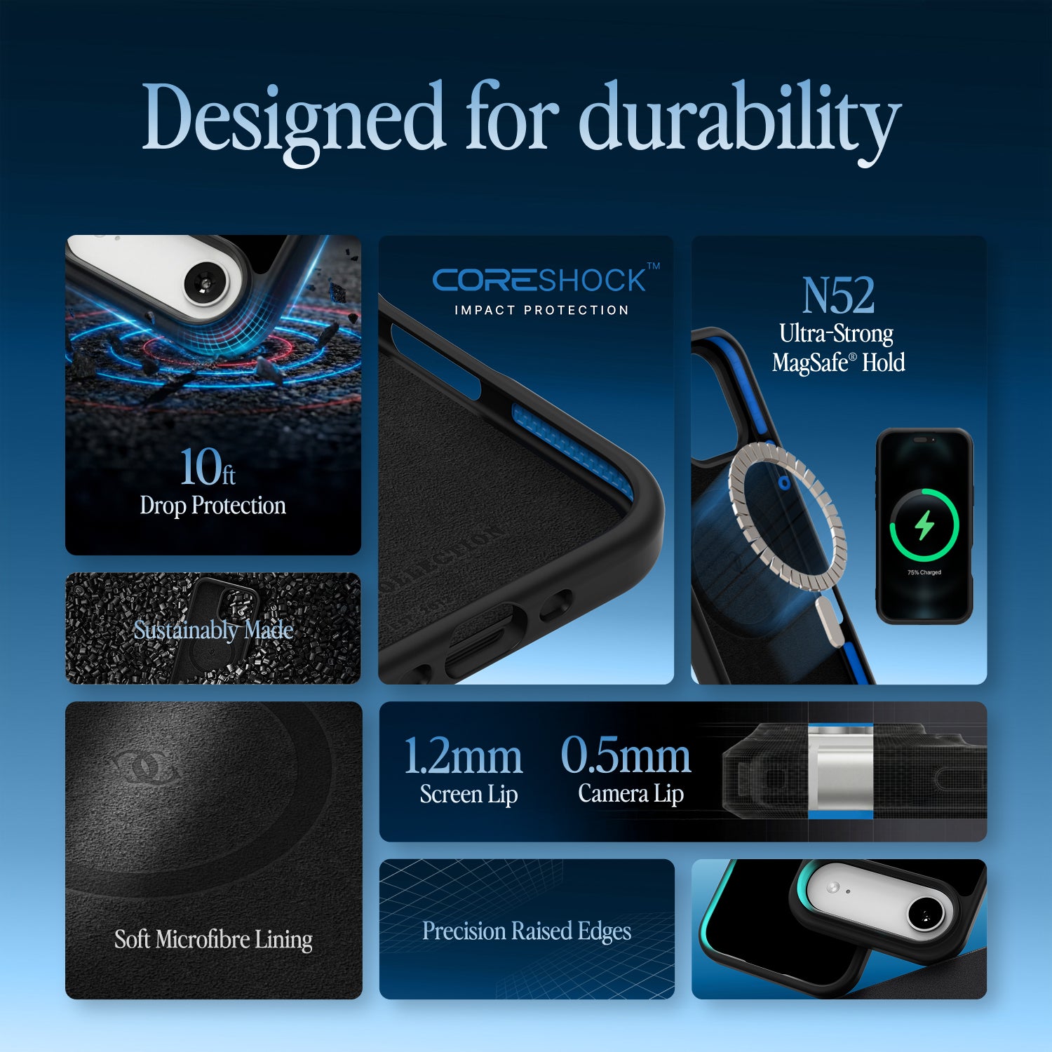 Celestial Bloom iPhone Air case – durability and feature overview