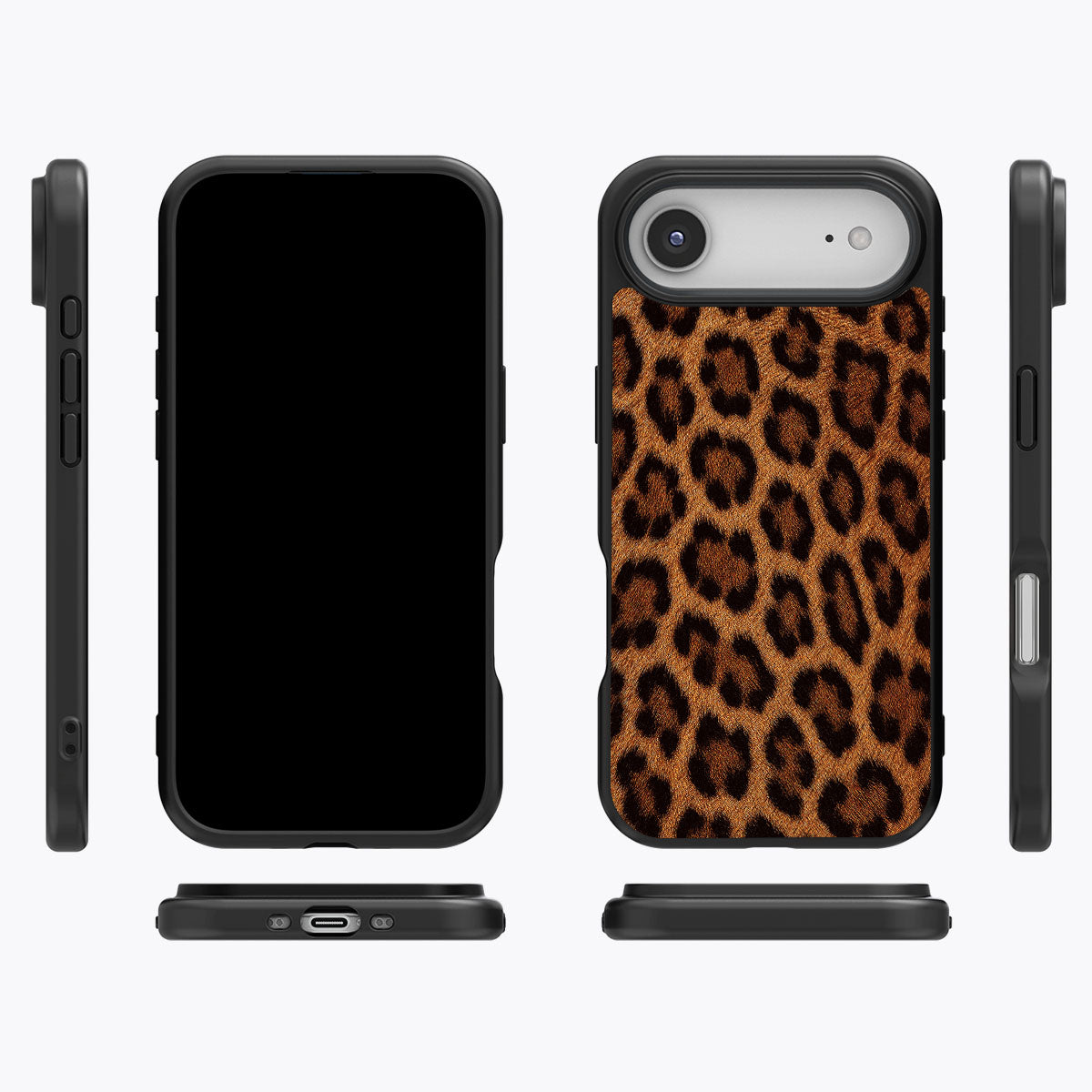 Classic Leopard iPhone Air case cover – multi-angle view