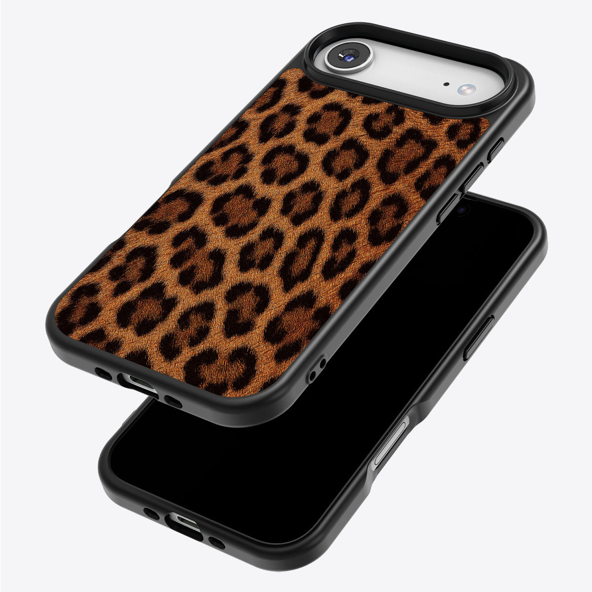 Classic Leopard iPhone Air case – back and side view