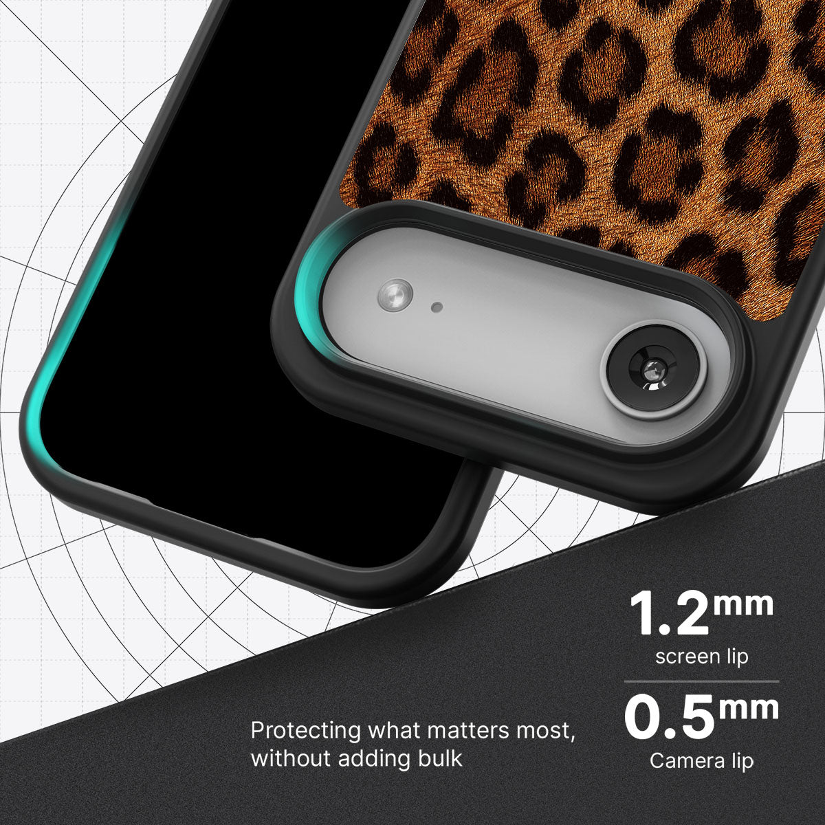 Classic Leopard slim iPhone Air phone case