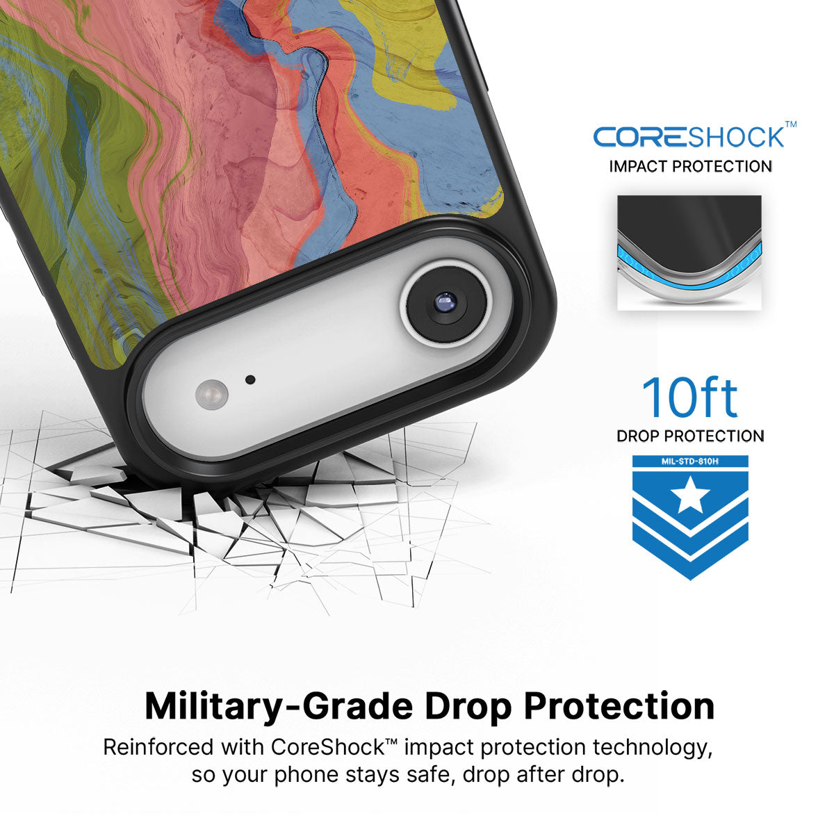 Coloured Rivers - iPhone 17 Air Case, #case type_core (magsafe), #case type_core (non magsafe)