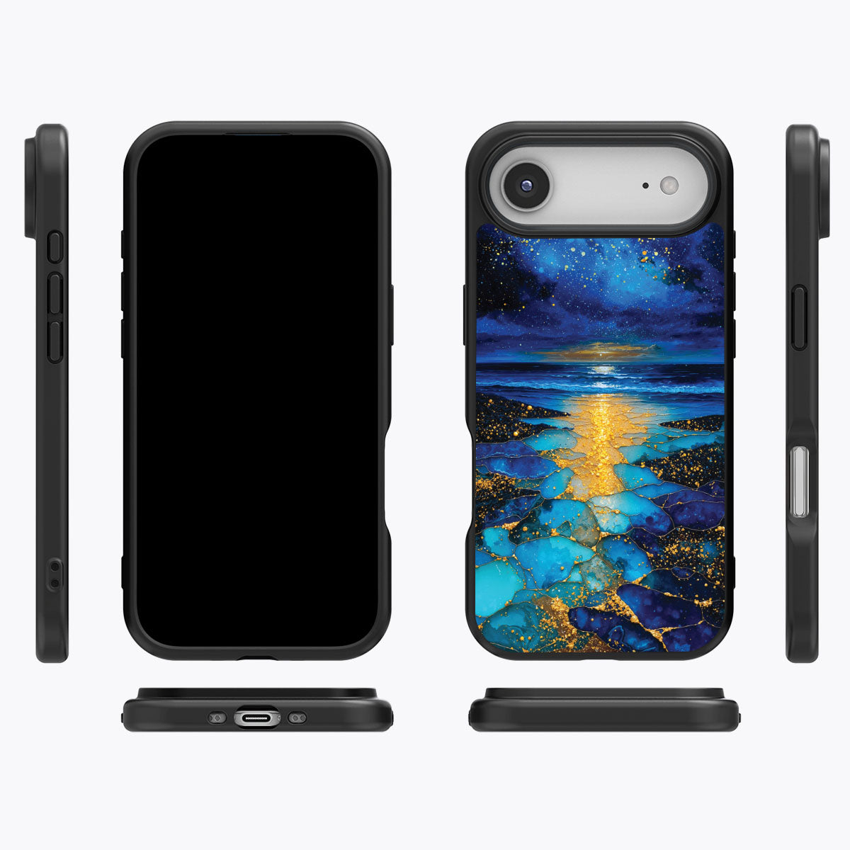 iPhone Air Case with MagSafe – Cosmic Seascape