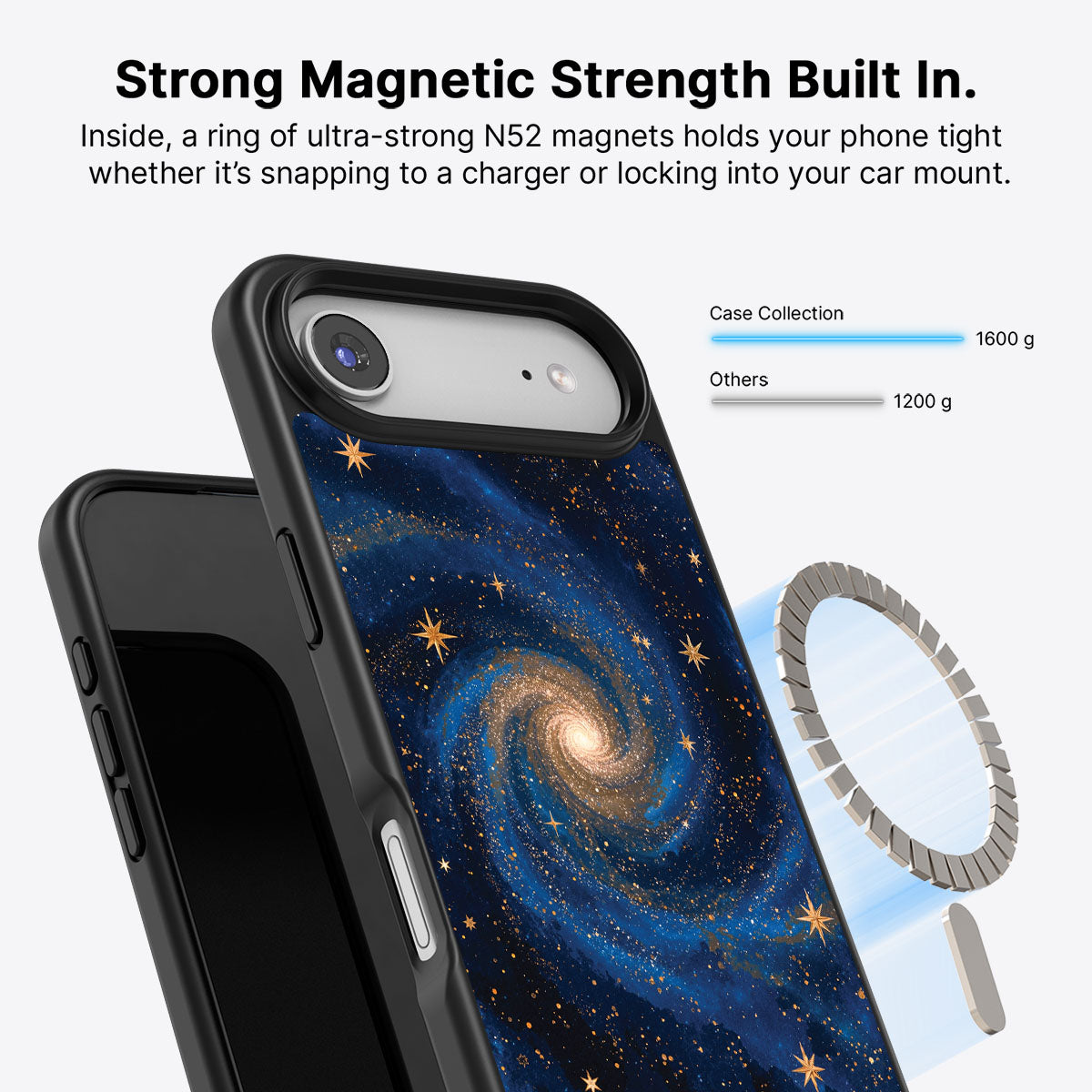 iPhone Air Case with MagSafe – Cosmic Tide