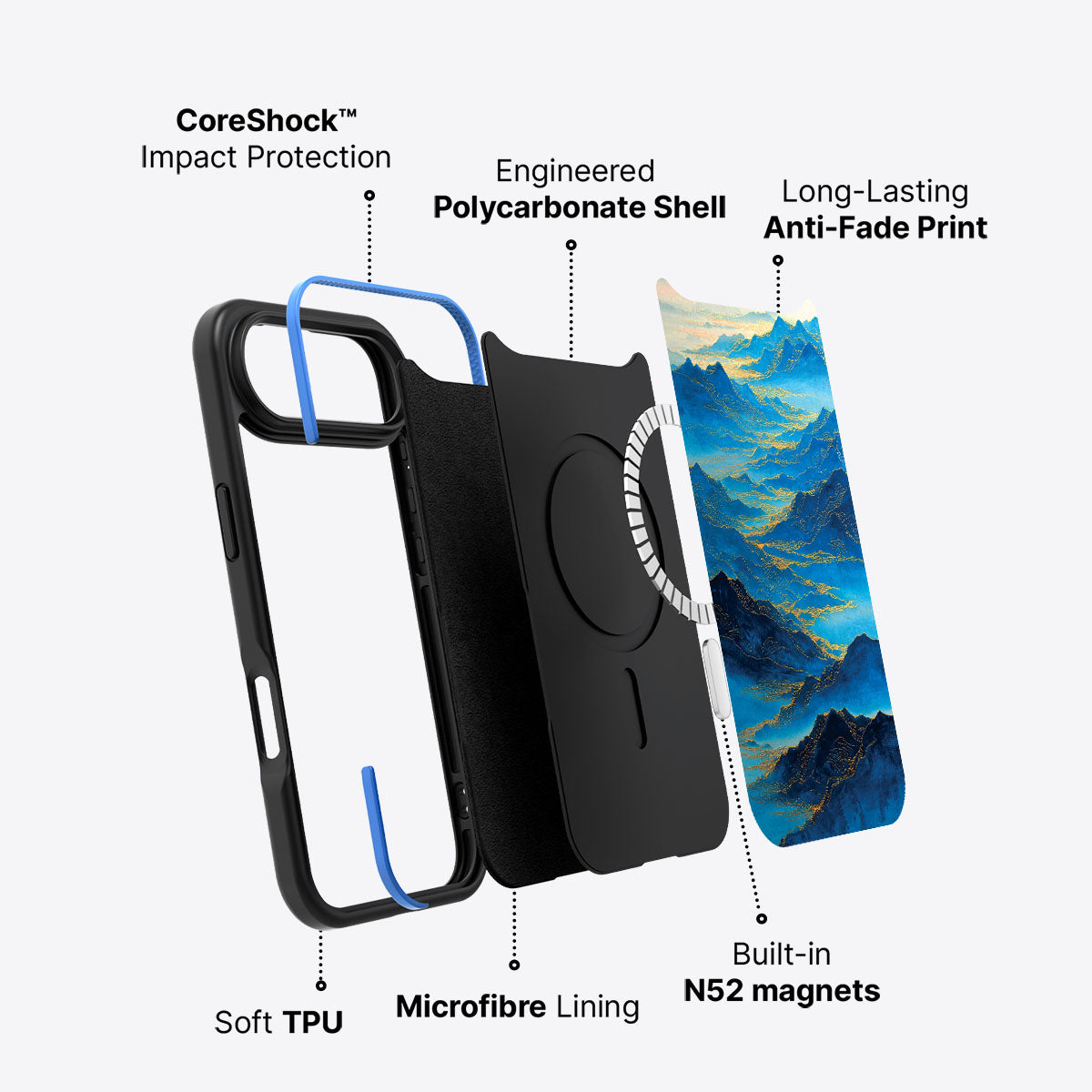 Ethereal Dawn - iPhone 17 Air Case #case type_core (magsafe)