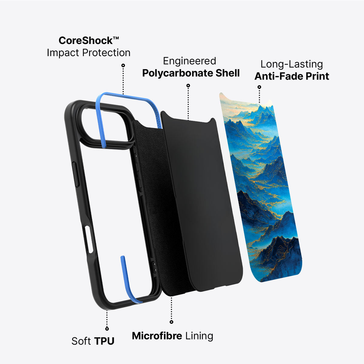 Ethereal Dawn - iPhone 17 Air Case #case type_core (non magsafe)