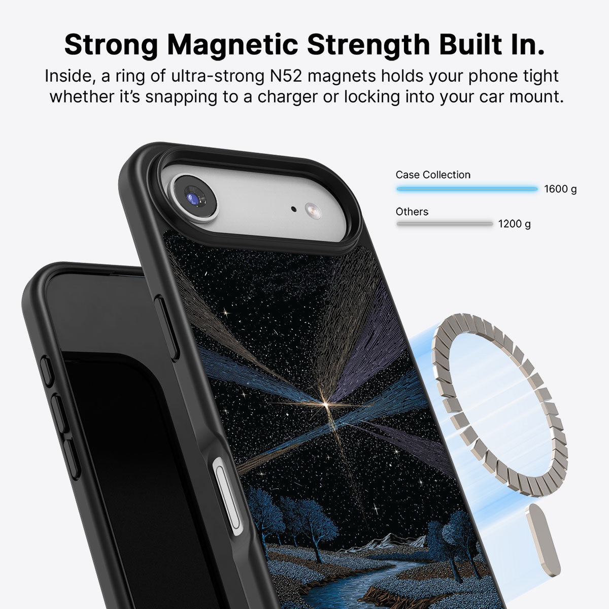 iPhone Air Case with MagSafe – Falling Star