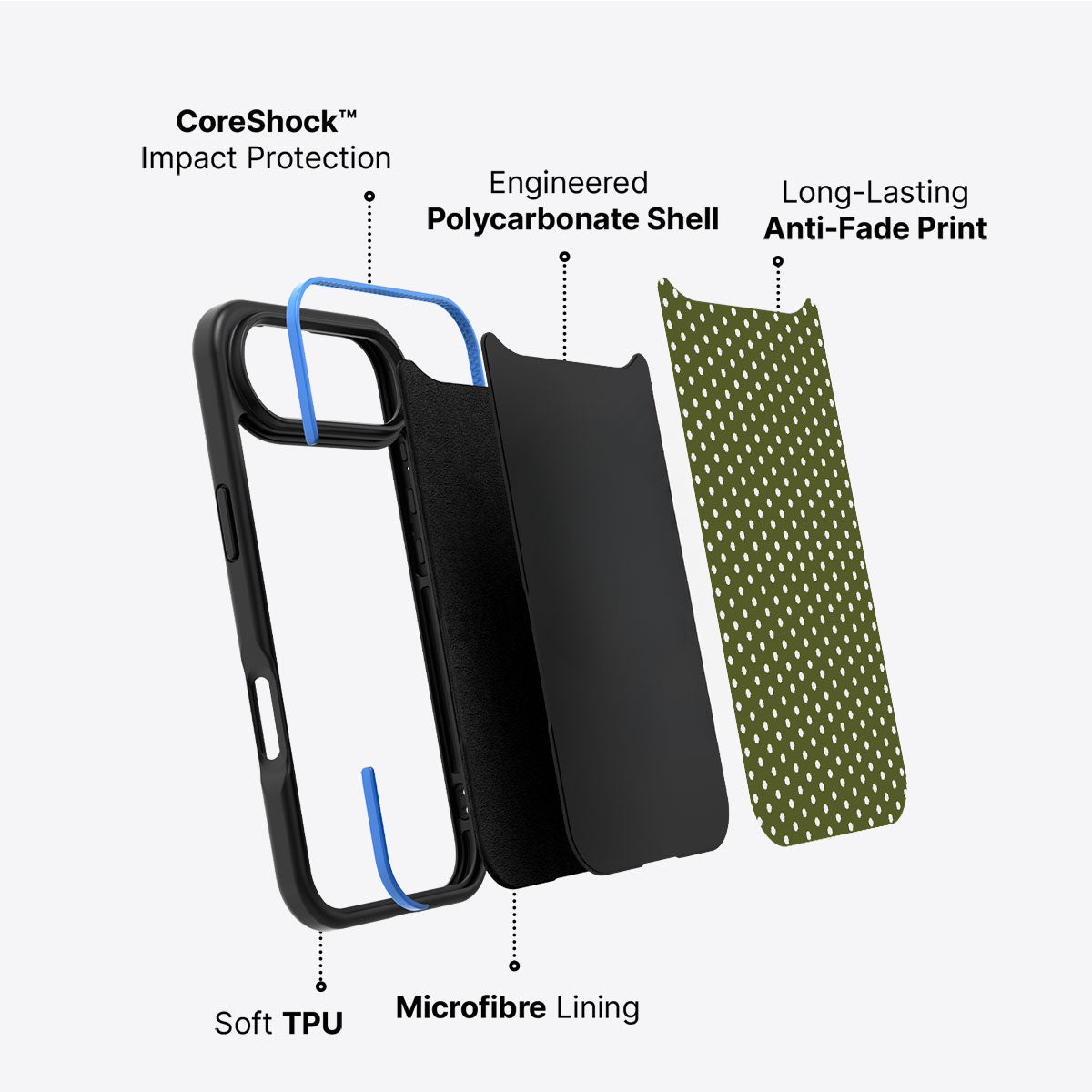 Forest Mesh - iPhone 17 Air Case #case type_core (non magsafe)