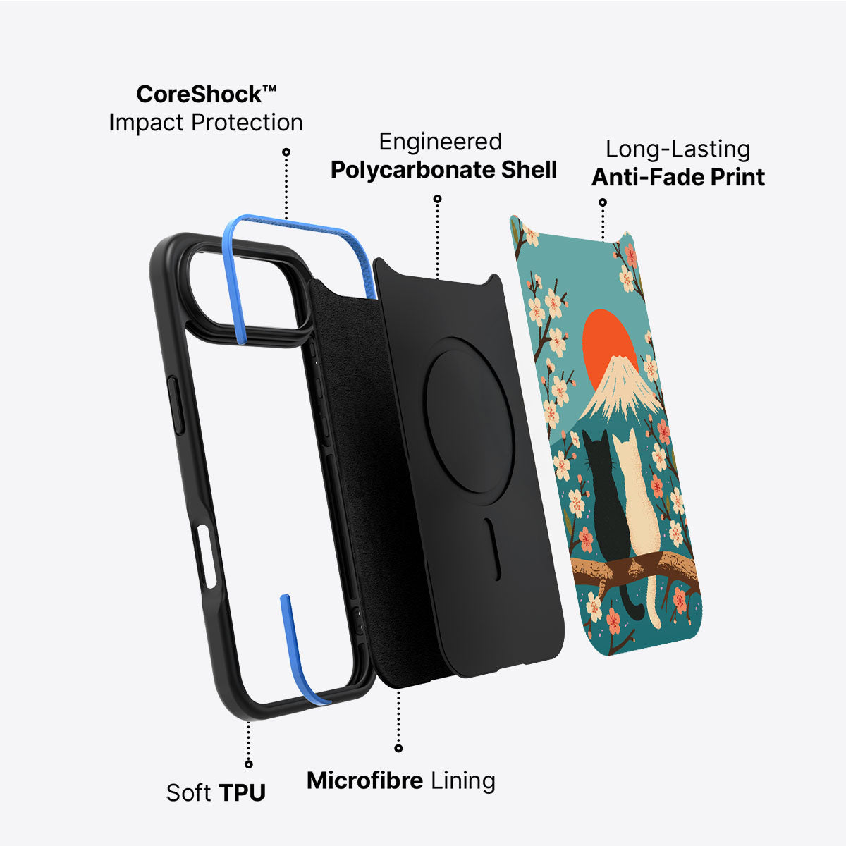 Fuji Cats - iPhone 17 Air Case #case type_core (non magsafe)