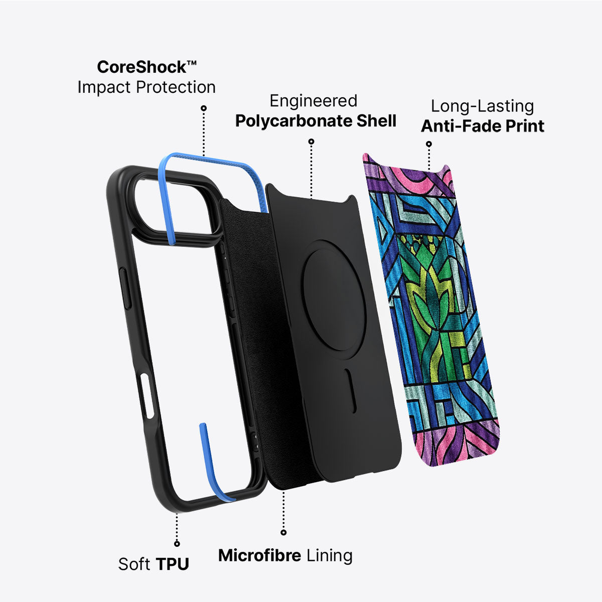 Green Flame - iPhone 17 Air Case #case type_core (non magsafe)