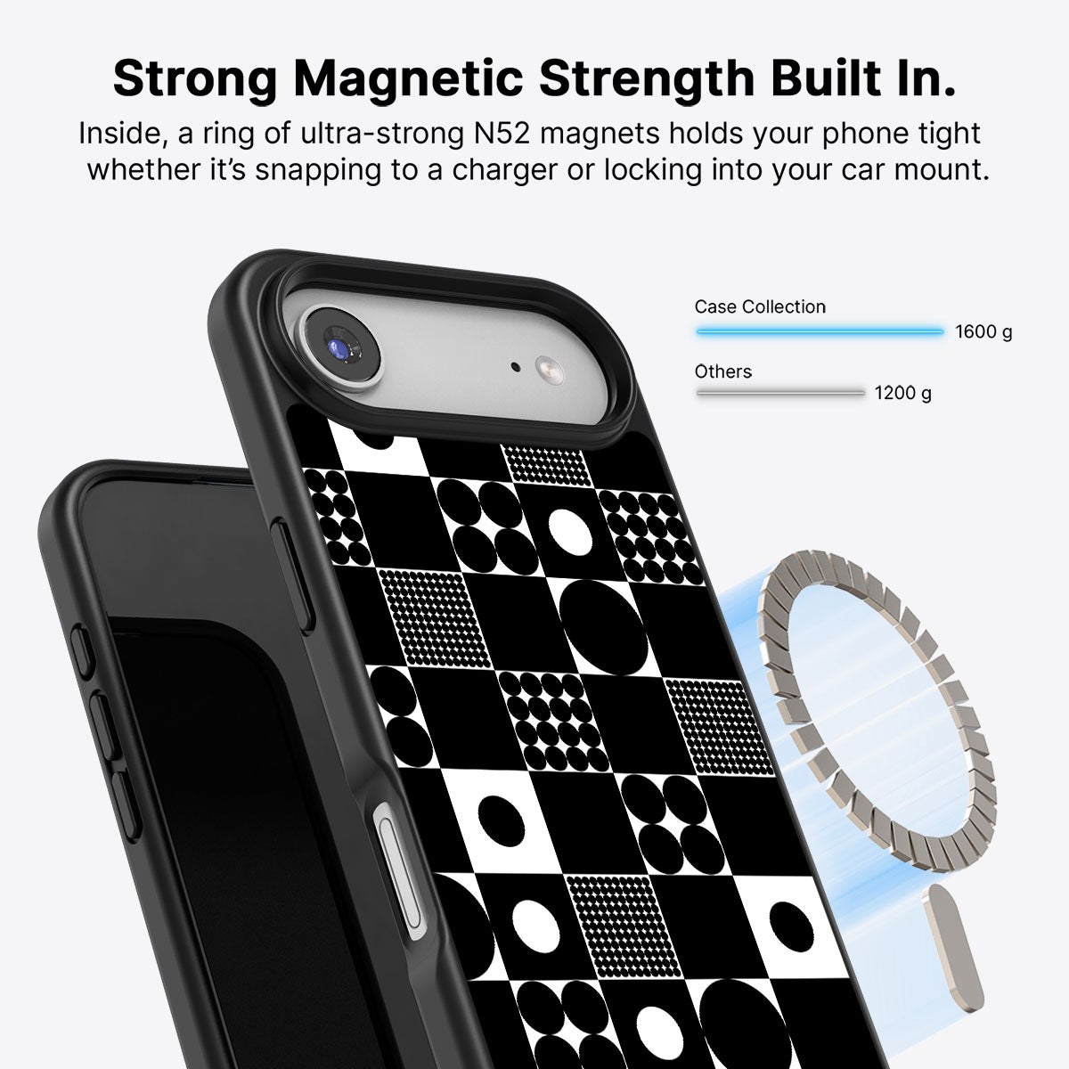 Grid and Orb - iPhone 17 Air Case #case type_core (magsafe)