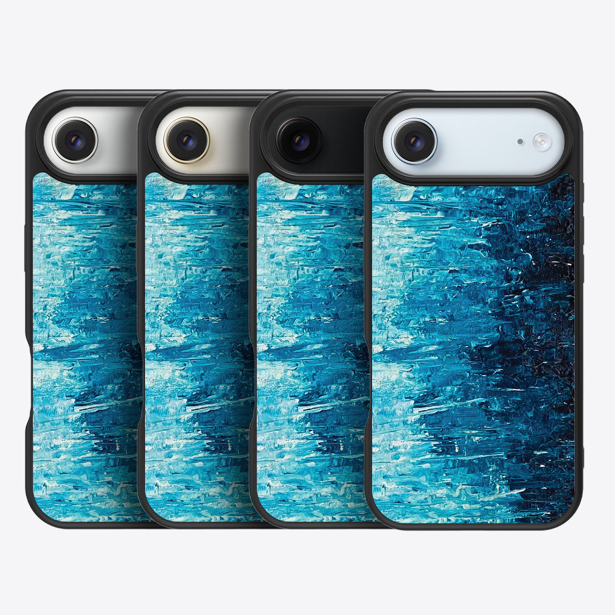 Indigo Impasto - iPhone 17 Air Case #case type_core (magsafe), #case type_core (non magsafe)