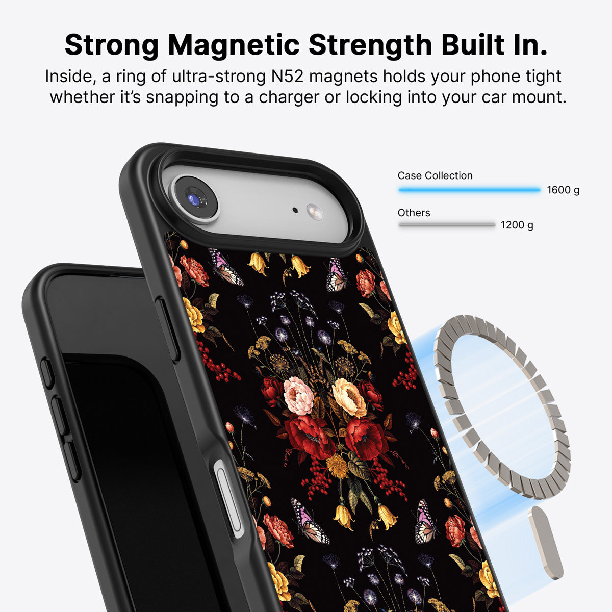 iPhone Air MagSafe case – Kelmscott Bloom design