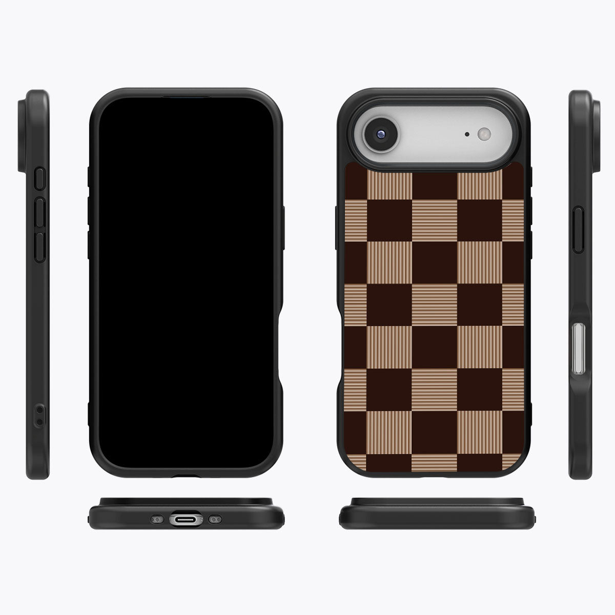 Latte Check - iPhone 17 Air Case #case type_core (magsafe), #case type_core (non magsafe)