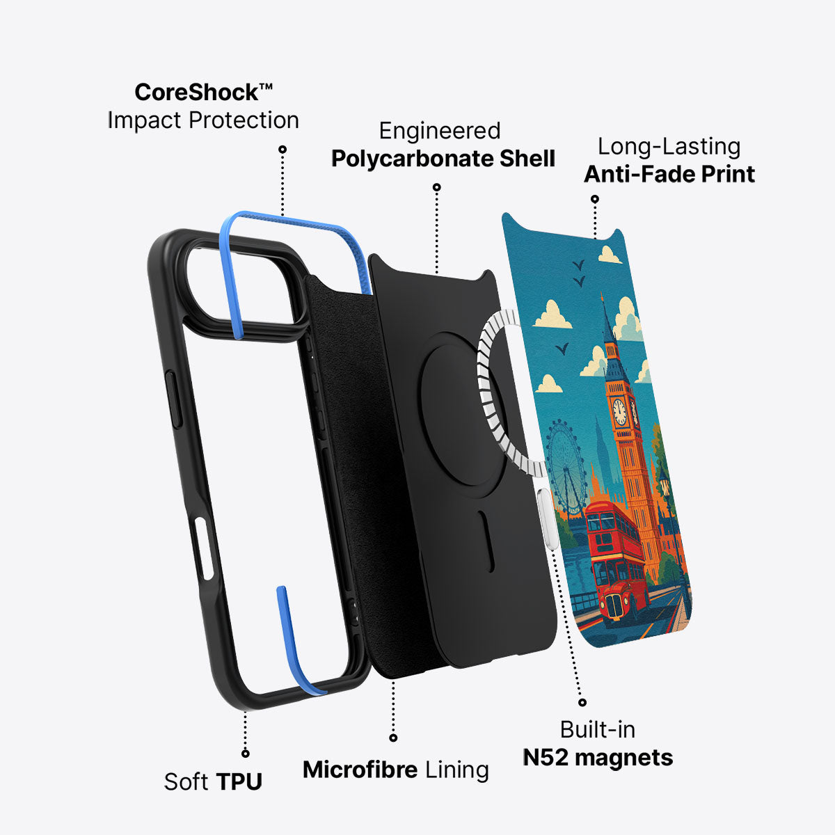 London - iPhone 17 Air Case #case type_core (magsafe)