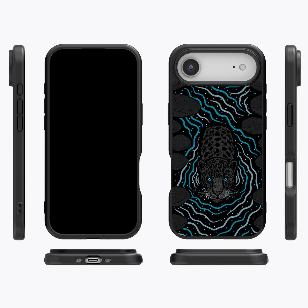 Midnight Panther - iPhone 17 Air Case #case type_core (magsafe), #case type_core (non magsafe)