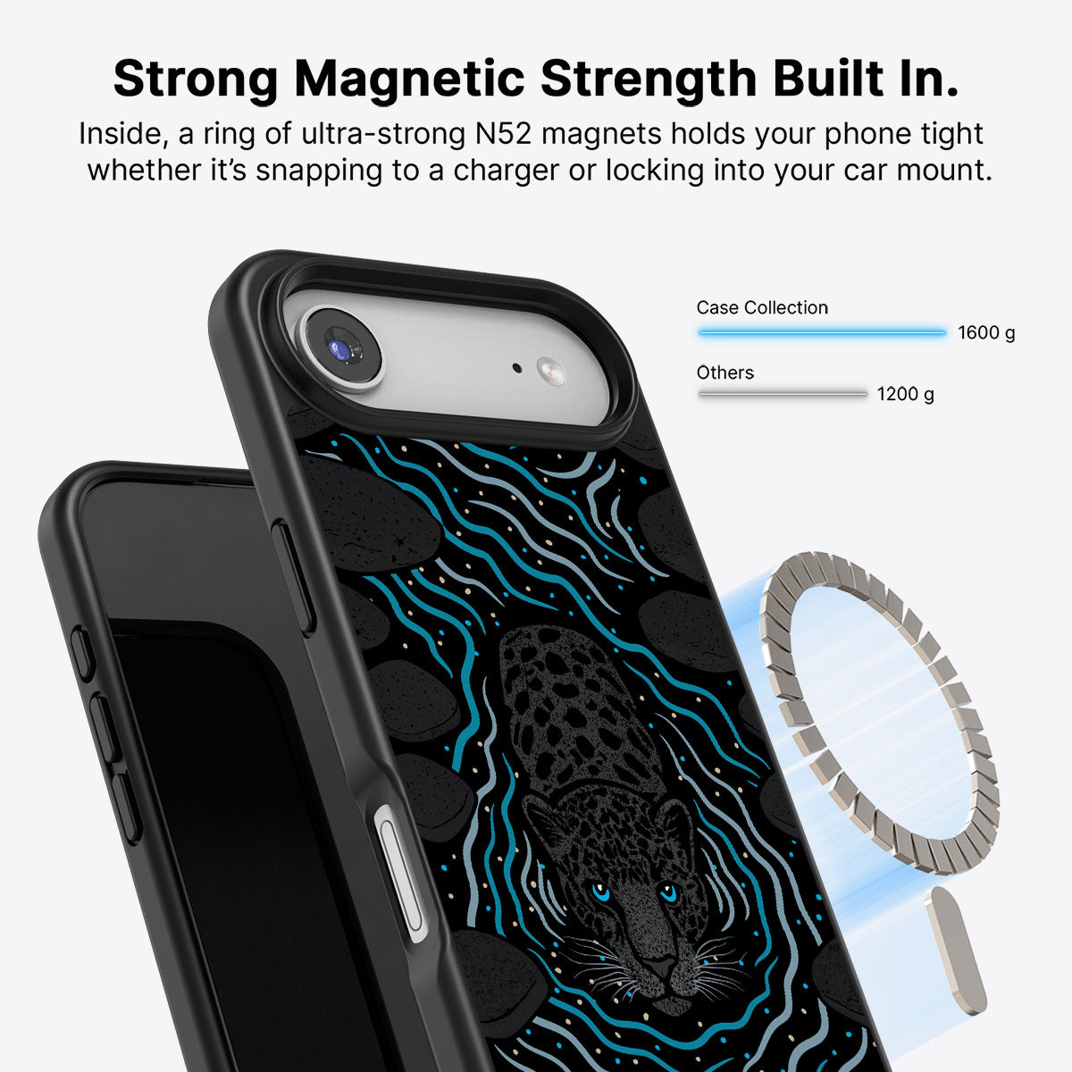 Midnight Panther - iPhone 17 Air Case #case type_core (magsafe)