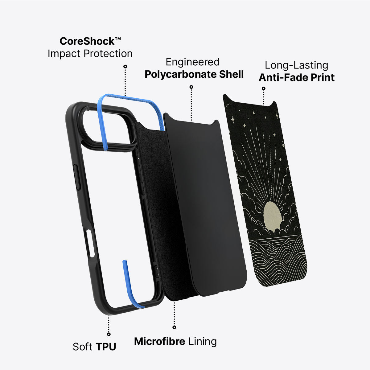 Moon Energy - iPhone 17 Air Case #case type_core (non magsafe)