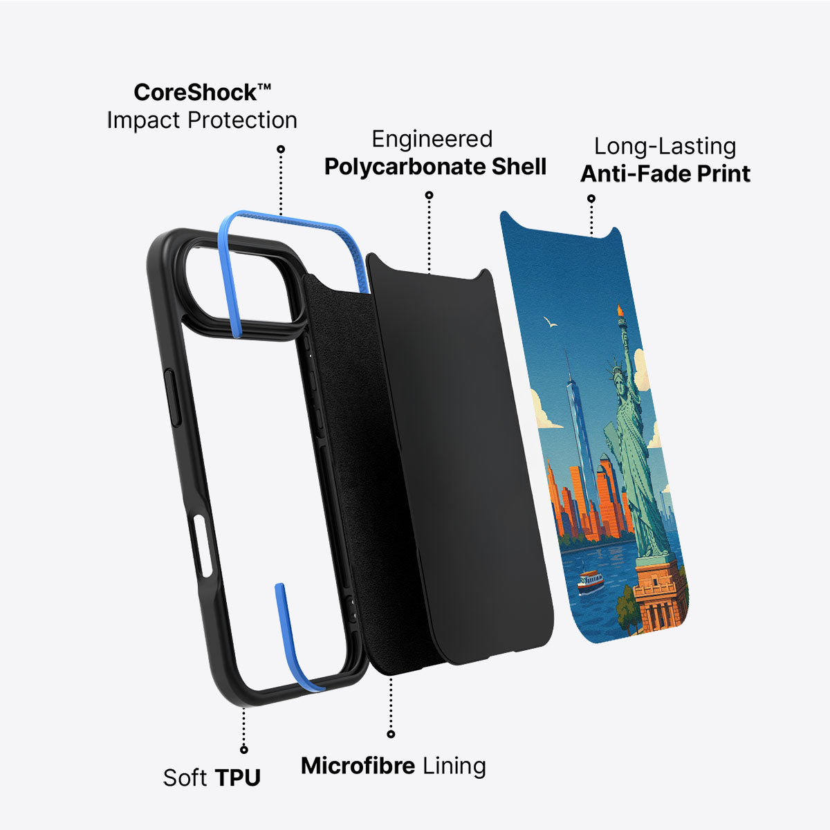 Newyork - iPhone 17 Air Case #case type_core (non magsafe)