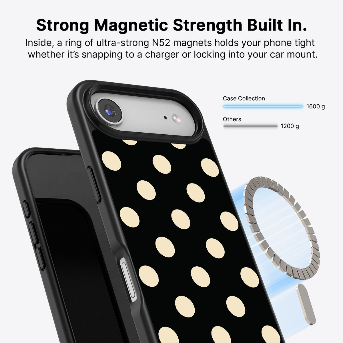 Noir Cream - iPhone 17 Air Case #case type_core (magsafe)