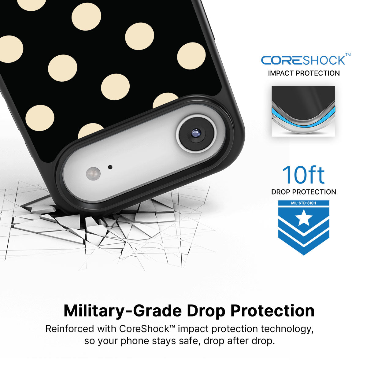 Noir Cream - iPhone 17 Air Case #case type_core (magsafe), #case type_core (non magsafe)