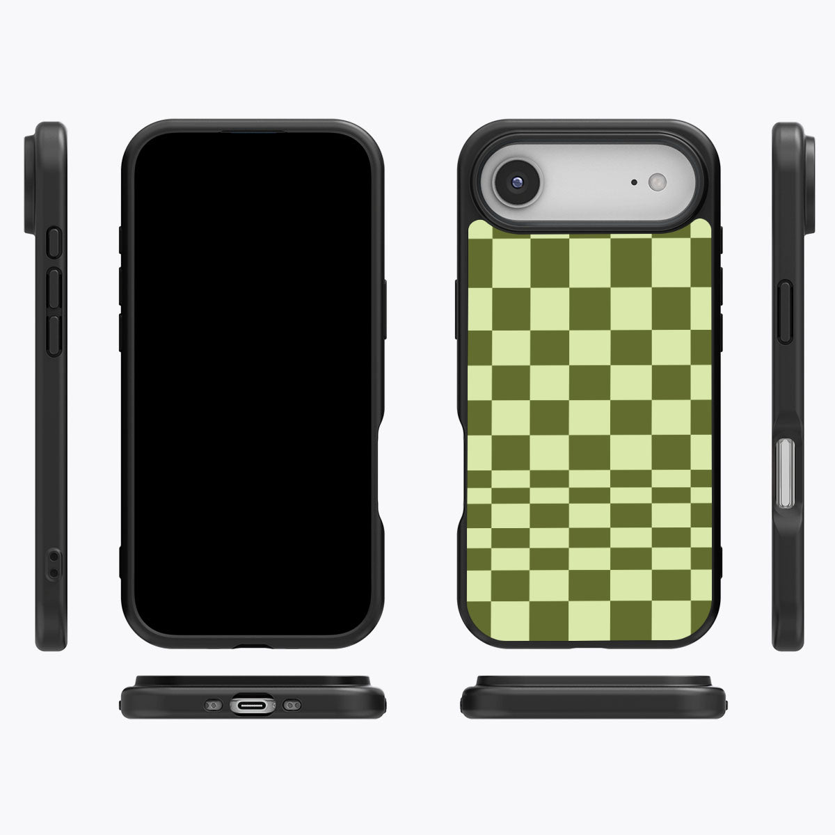 Olive Meadow iPhone Air case cover – multi-angle view
