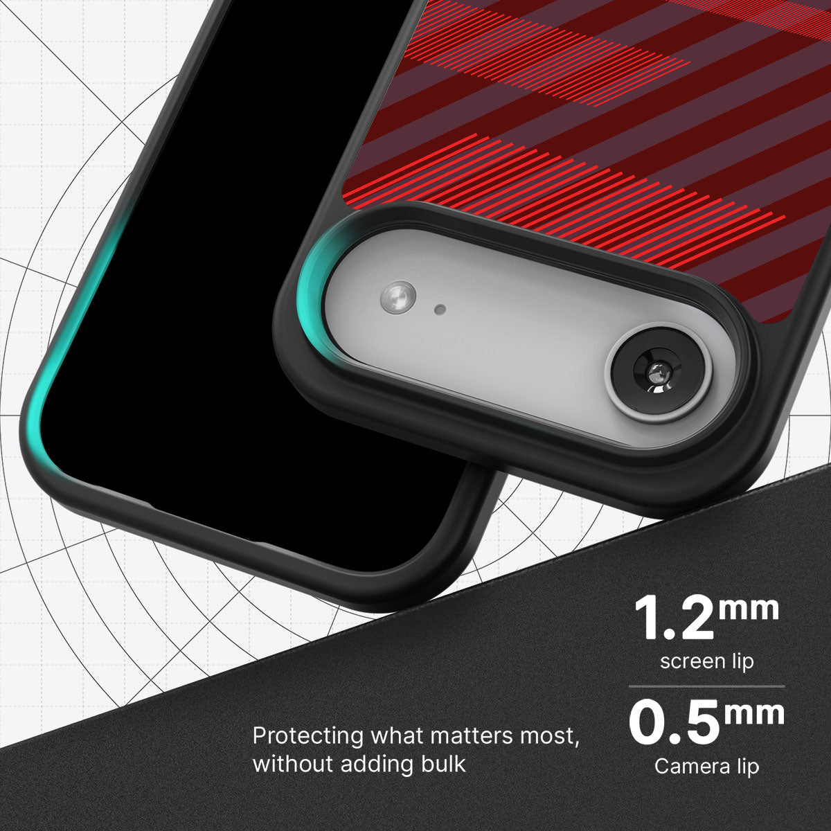 Orange Twill Play - iPhone 17 Air Case #case type_core (magsafe), #case type_core (non magsafe)