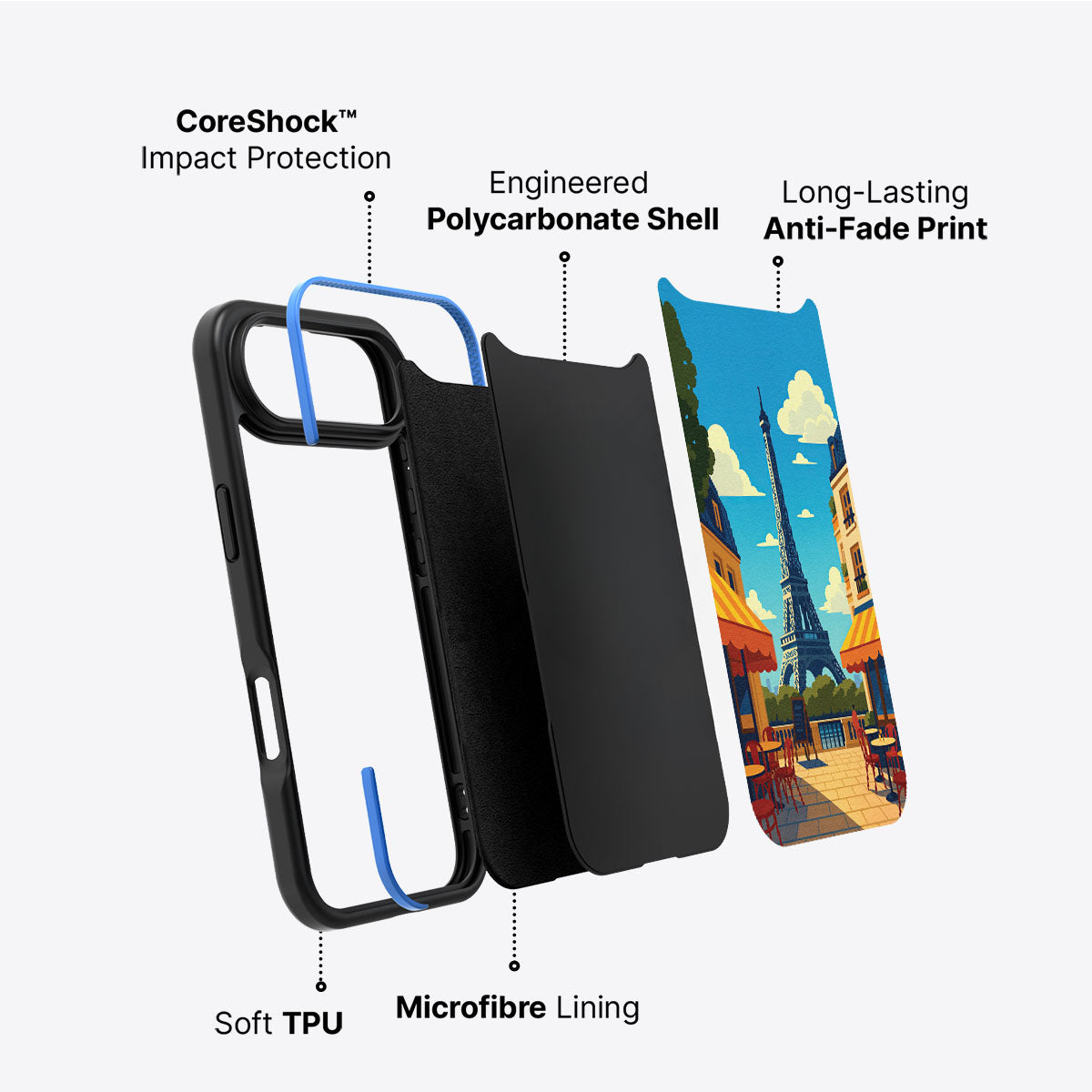 Paris - iPhone 17 Air Case #case type_core (non magsafe)