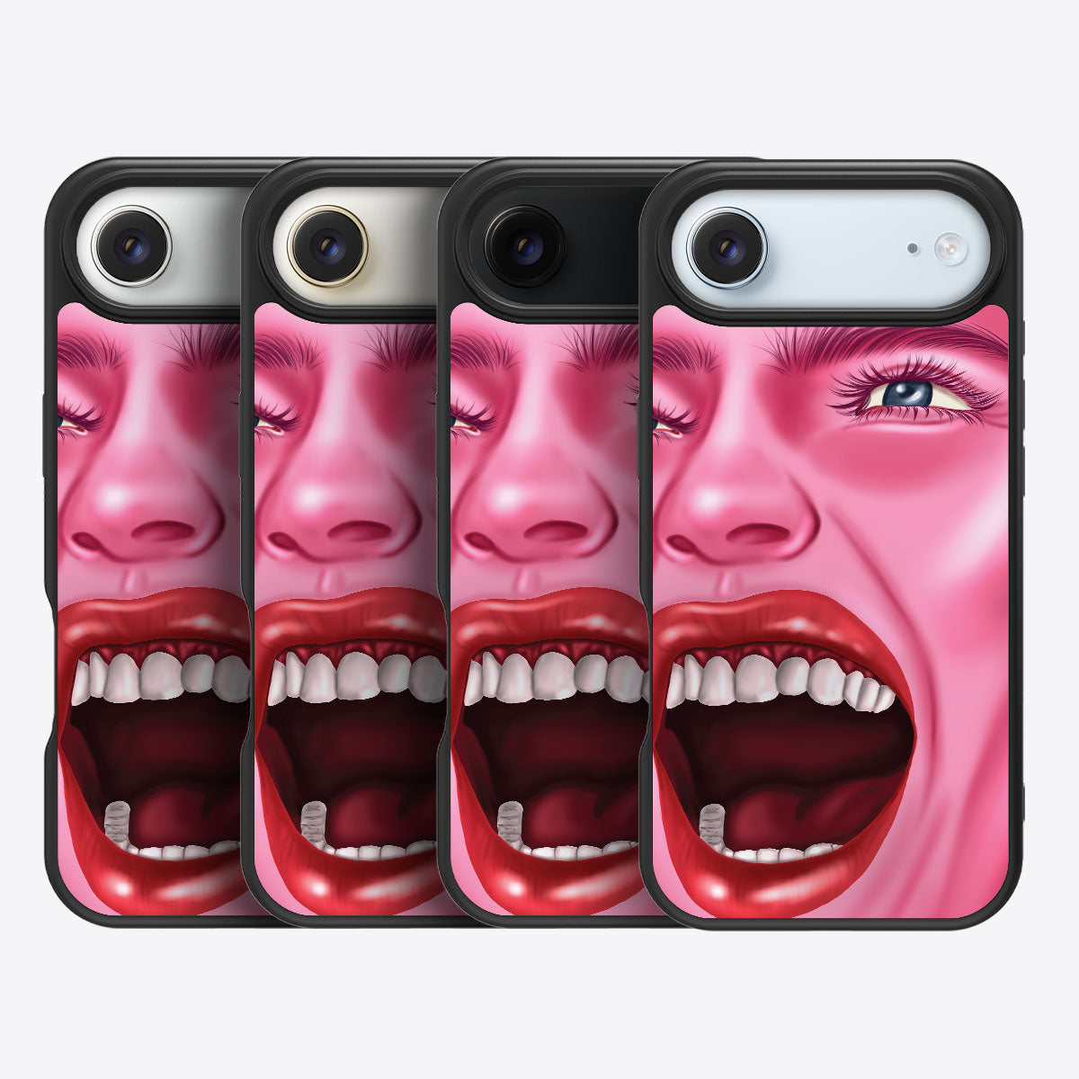 Pink Rage - iPhone 17 Air Case #case type_core (magsafe), #case type_core (non magsafe)