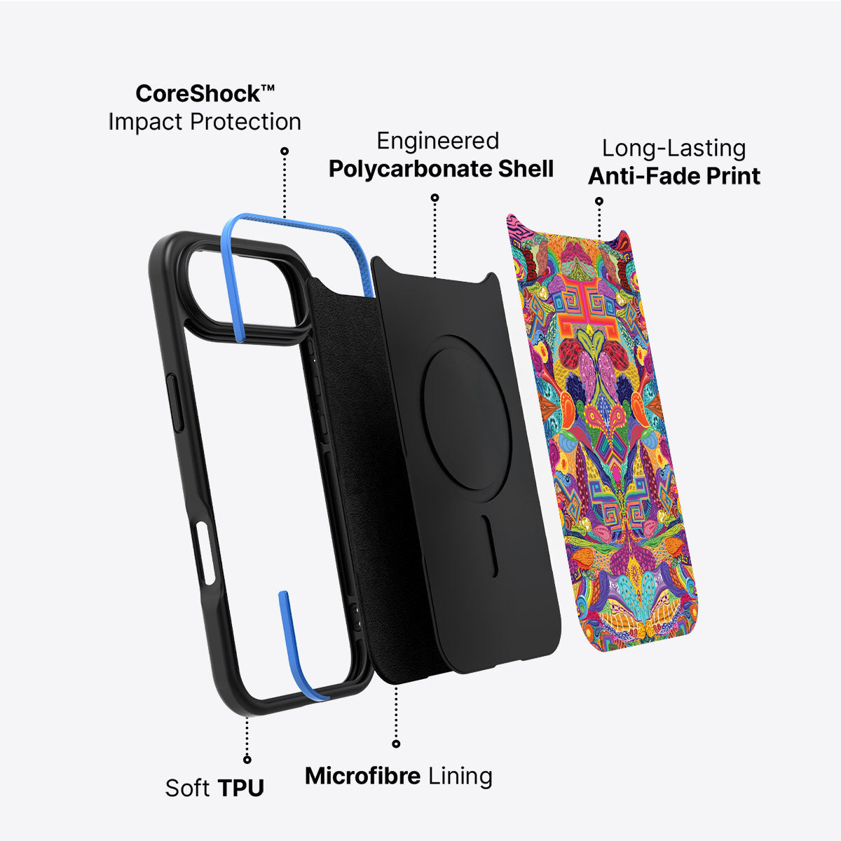 Psychaedellic - iPhone 17 Air Case #case type_core (non magsafe)