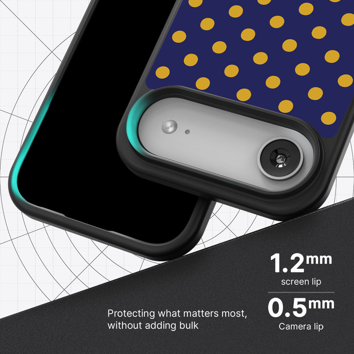 Retro Gold - iPhone 17 Air Case #case type_core (magsafe), #case type_core (non magsafe)