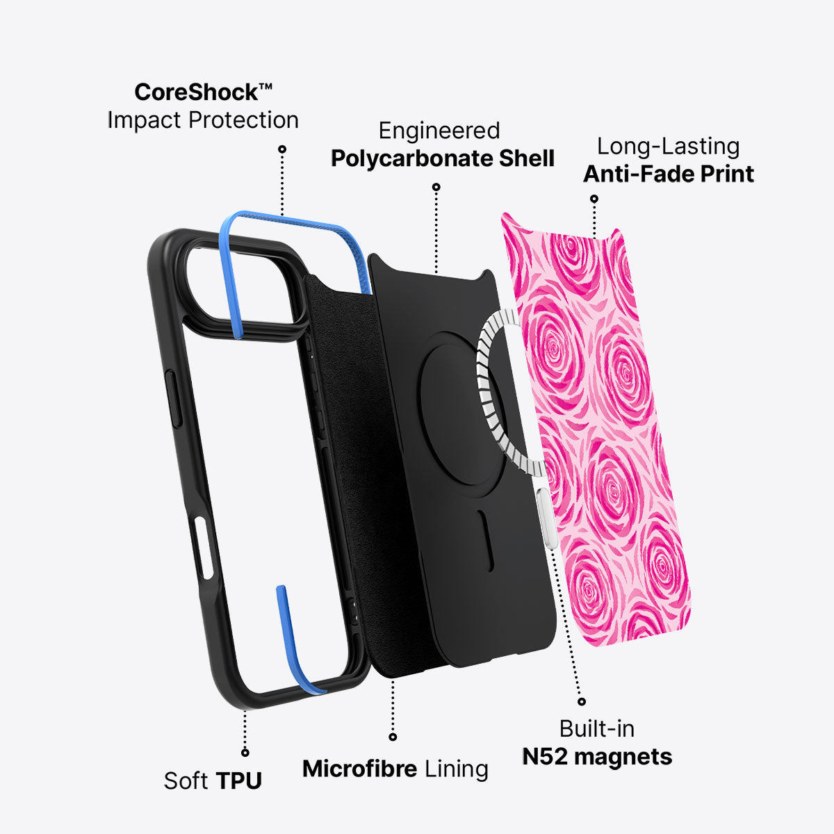 Rosy Reverie - iPhone 17 Air Case #case type_core (magsafe)