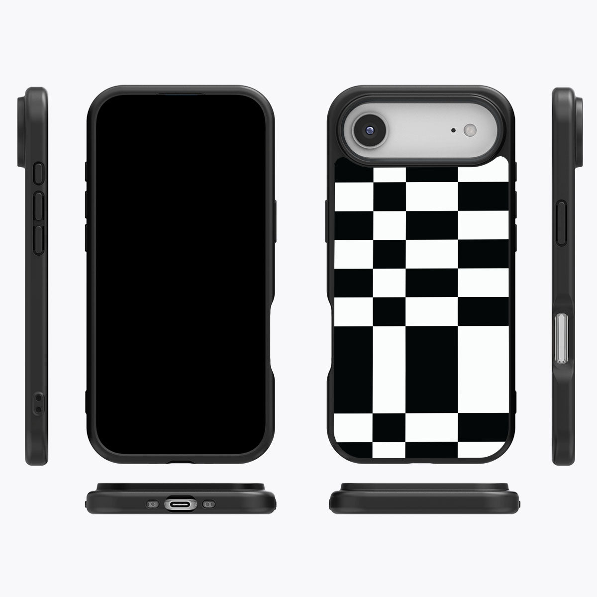 Skewed Checks - iPhone 17 Air Case #case type_core (magsafe), #case type_core (non magsafe)