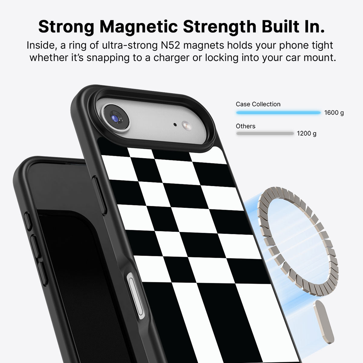 Skewed Checks - iPhone 17 Air Case #case type_core (magsafe)