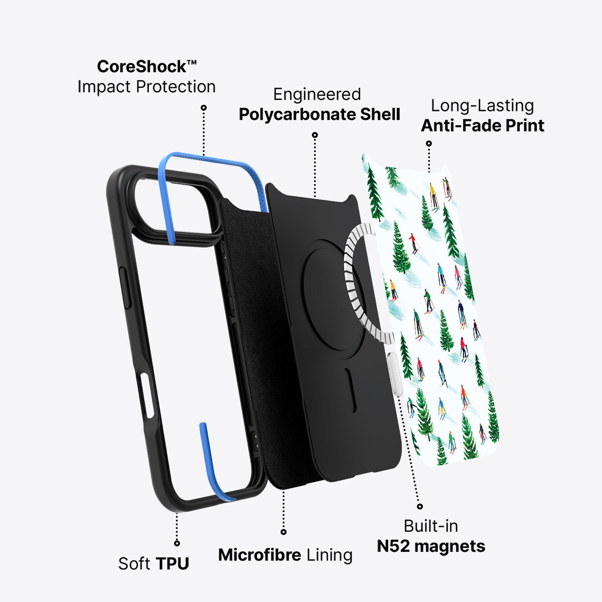 Ski Club - iPhone 17 Air Case #case type_core (magsafe)