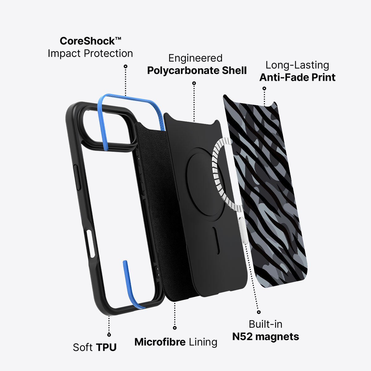 Stealth Camo - iPhone 17 Air Case, #case type_core (magsafe)