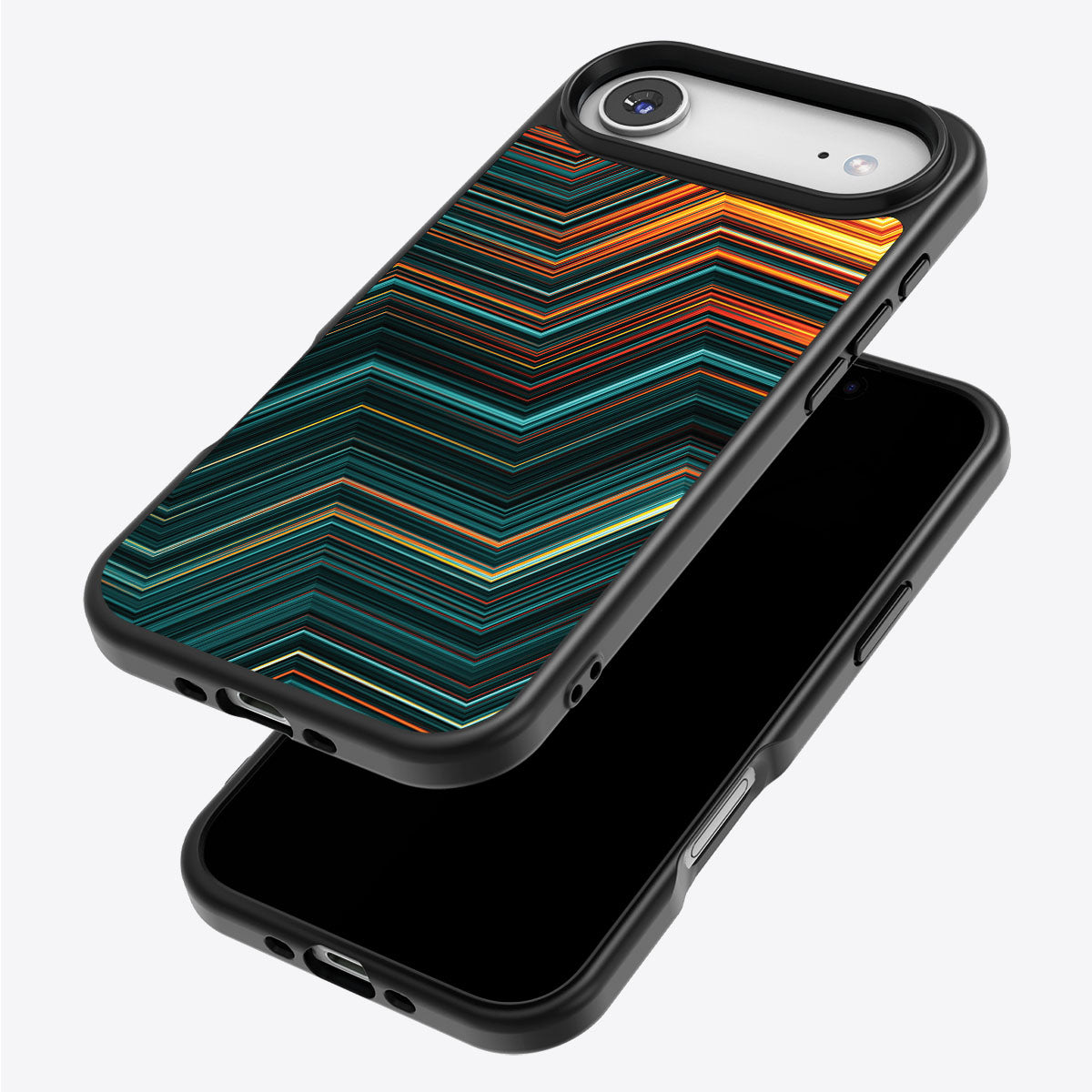 Techno Waves - iPhone 17 Air Case #case type_core (magsafe), #case type_core (non magsafe)