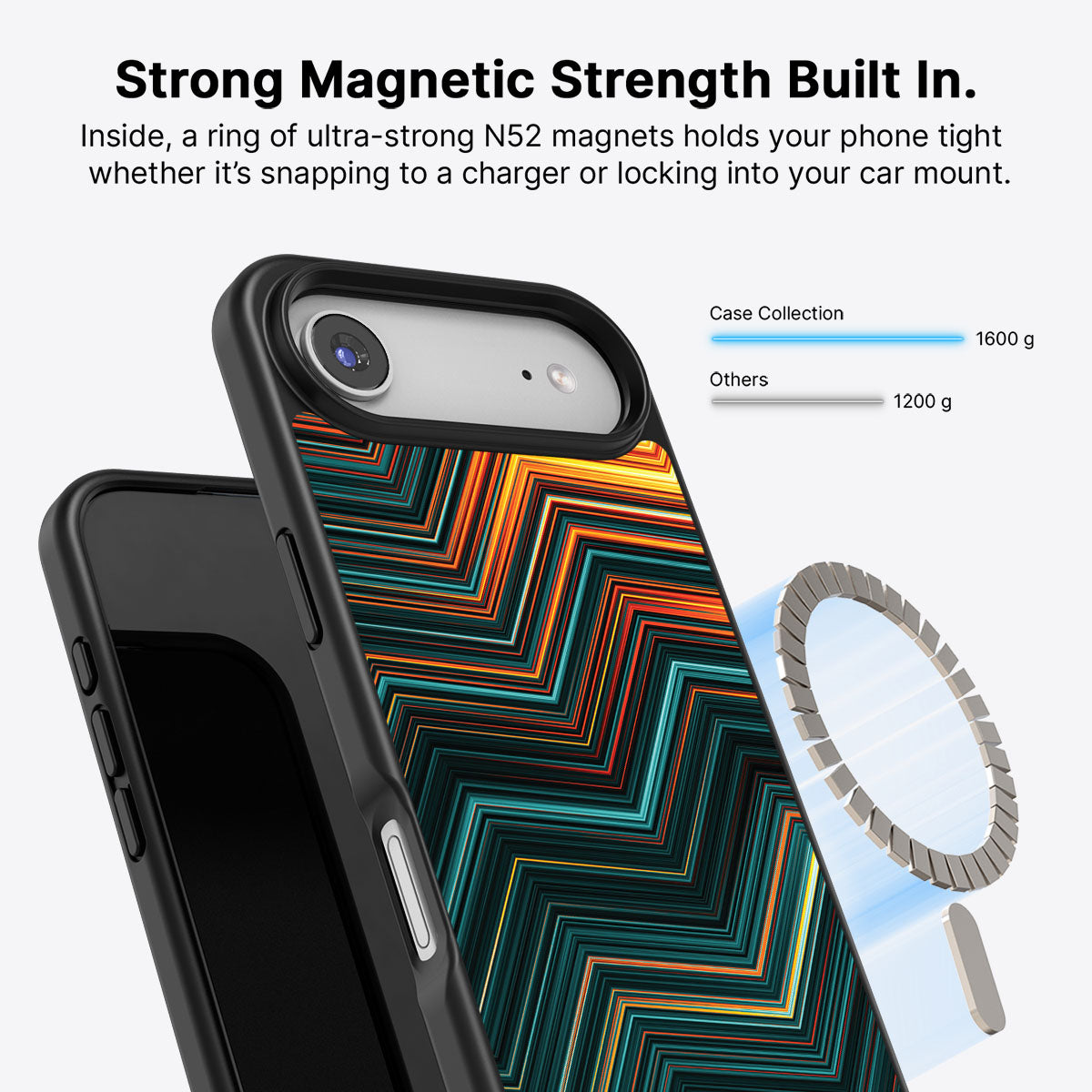 Techno Waves - iPhone 17 Air Case #case type_core (magsafe)