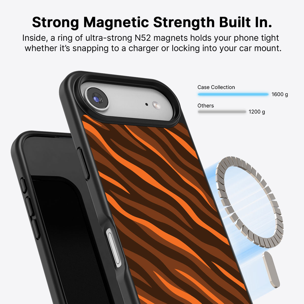 Tiger Trace - iPhone 17 Air Case #case type_core (magsafe)