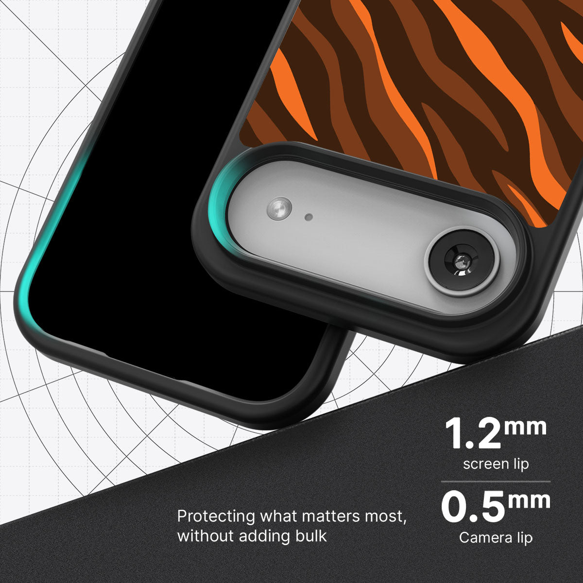 Tiger Trace - iPhone 17 Air Case #case type_core (magsafe), #case type_core (non magsafe)